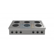 Electric range - 6 round plates Ø220mm, L1200, EK07622