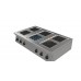 Electric range - 6 square plates 220/220 mm, L1200, EK07626