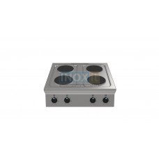 Electric range - 4 round plates Ø220mm, L800, EK07422