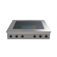 Electric range - 6 square plates 300/300 mm, L1200, ЕК09632