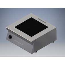 Electric range - 1 square plate 400/400 mm, L600, EK06144