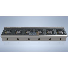 Gas range 6 burners - L2400