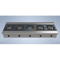 Gas range 5 burners - L2000