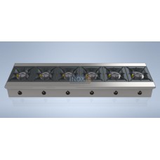 Gas range 6 burners - L2400