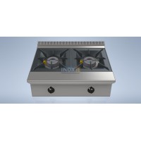 Gas range 2 burners - L800