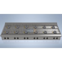 Gas range 12 burners - L2400