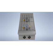 Gas range 2 burners - L400