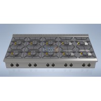 Gas range 10 burners - L2000