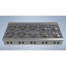 Gas range 10 burners - L2000
