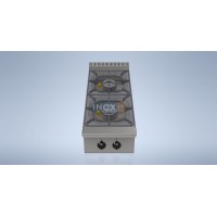 Gas range 2 burners - L400