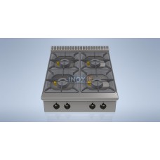 Gas range 4 burners - L800