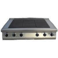 Electric range - 6 square plates 400/400 mm, L1350, ЕК10644