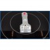 Electric ranges with glass ceramic plates with 2 zones one behind the other, CK07222