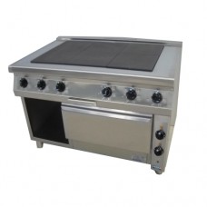 Electric cooker 6 united square plates - 300/300 mm - EK09632+EO21