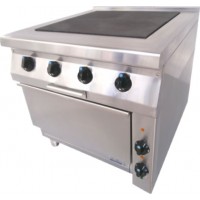 Electric cooker 4 united square plates - 220/220 mm - EK07425+EO21