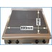 Electric cooker 4 united square plates - 400/400 mm - EK10444+EOMAXI62