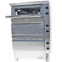 Professional electric oven 3 chambers - chamber size 1000/820 mm - mod EO 108-3