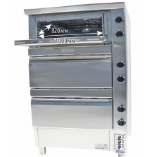 Professional electric oven 3 chambers - chamber size 1000/820 mm - mod EO 108-3