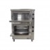 Professional electric oven 2 chambers - chamber size 1000/820 mm - mod EO 108-2