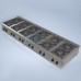 Gas range 10 burners - L2400