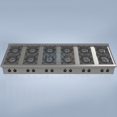 Gas range 10 burners - L2400