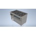 Line 90 GAS COOKER - 6 burners+electric GN 2/1 oven - 1200/900/850mm