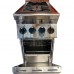 Line 70 GAS COOKER - 2 burners+electric GN 1/1 oven - 400/700/850mm