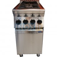 Line 70 GAS COOKER - 2 burners+electric GN 1/1 oven - 400/700/850mm