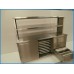 Stainless steel work tables with drawers "LUXURY"