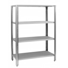 Welded, Non-perforated stillages made of stainless steel