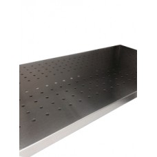 Detachable ,perforated stillages made of stainless steel.