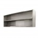 Stainless steel wall cabinets without doors