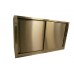 Stainless steel wall cabinets with sliding doors 