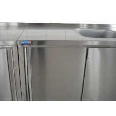 Stainless steel counters sliding doors with sinks Standard