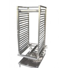 Stainless Steel Oven Trolley on 16 levels