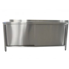 Stainless steel counters sliding doors STANDARD 