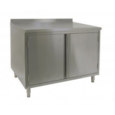 Stainless steel counters open doors standard line