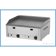 Газова скара 1/2 оребрена и 1/2  гладка -2 зони тип плоча, FTHR - 60 G, код 10814