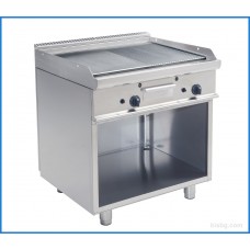 Газова скара гладко-оребрена-две зони, л.70-EASY, E7/KTG2BАM, код 04606