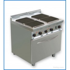 Електрическа печка с 4 квадратни плочи 300/300, л.90 - LADY,  L9/CQE4LE, код 05316